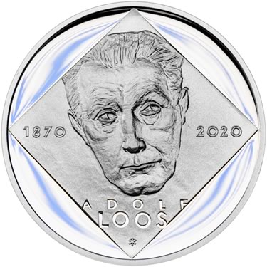 Náhled Reverzní strany - 2020 Proof - 200 Kč Adolf Loos