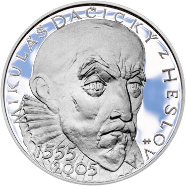 Náhled Averzní strany - 2005 - Proof - 450. výročí narození Mikuláše Dačického z Heslova