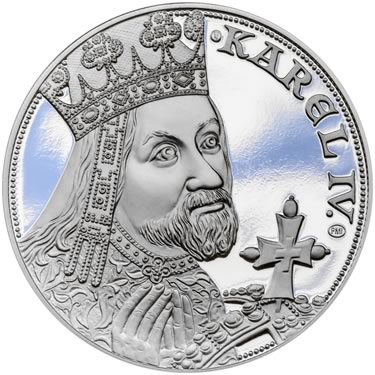 Náhled Averzní strany - 2018 - Proof - Karel IV - 5 dukát Ag