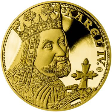 Náhled Averzní strany - 2018 - Proof - Karel IV - 5 dukát Au