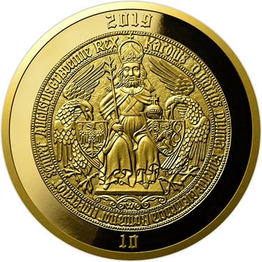 Náhled Reverzní strany - 2019 - Proof - Karel IV - 10 dukát Au