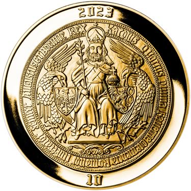 Náhled Reverzní strany - 2023 - Proof - Karel IV - 10 dukát Au