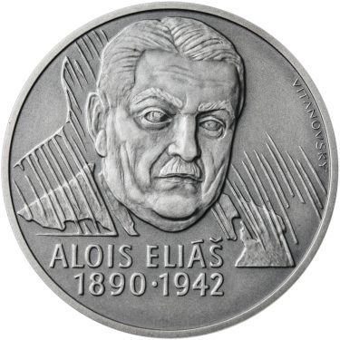 Náhled Averzní strany - Alois Eliáš - 28 mm stříbro patina