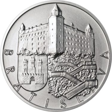 Náhled Averzní strany - Bratislava stříbro 1Oz b.k.