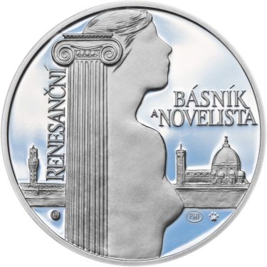 Náhled Reverzní strany - Giovanni Boccacio - 700. výročí narození Ag proof