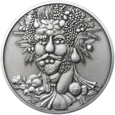 Náhled Reverzní strany - Giuseppe Arcimboldo - stříbro patina