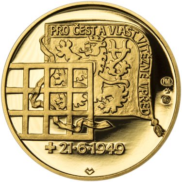 Náhled Reverzní strany - Heliodor Píka - zlato 1/2 Oz Proof