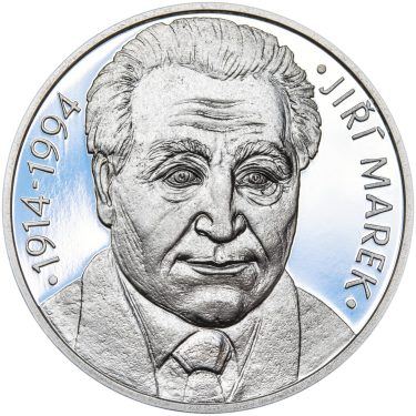 Náhled Averzní strany - Jiří Marek - 100. výročí narození stříbro proof