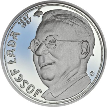 Náhled Averzní strany - Josef Lada - 125. výročí narození Ag proof