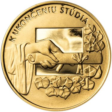 Náhled Averzní strany - K ukončeniu štúdia zlato 2 Oz Proof