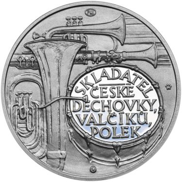 Náhled Reverzní strany - Karel Valdauf - 100. výročí narození Ag proof