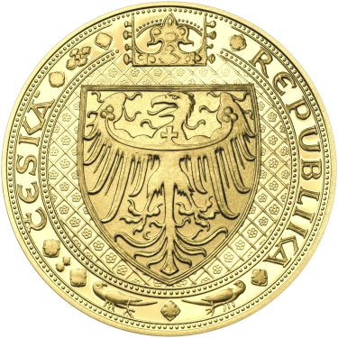 Náhled Reverzní strany - Nejkrásnější medailon IV. - Karlštejn 2 Oz zlato Proof