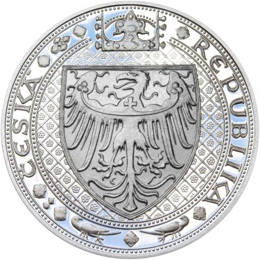 Náhled Reverzní strany - Nejkrásnější medailon IV. - Karlštejn 50 mm Ag Proof