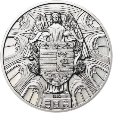 Náhled Reverzní strany - Košice - stříbro 1 Oz b.k.