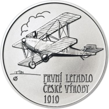 Náhled Averzní strany - Letadlo Bohemia - 1 Oz stříbro b.k.