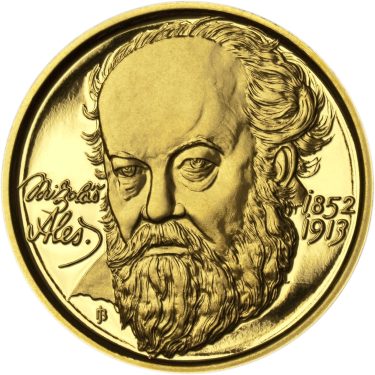 Náhled Averzní strany - M. Aleš - 160. výročí narození Au proof