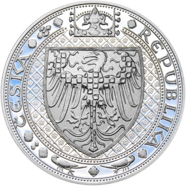 Náhled Reverzní strany - Nejkrásnější medailon III. Císař a král - 50 mm Ag Proof