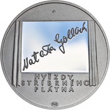 Náhled Reverzní strany - Nataša Gollová - 100. výročí narození Ag proof