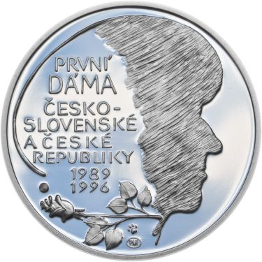 Náhled Reverzní strany - Olga Havlová - 80. výročí narození Ag proof