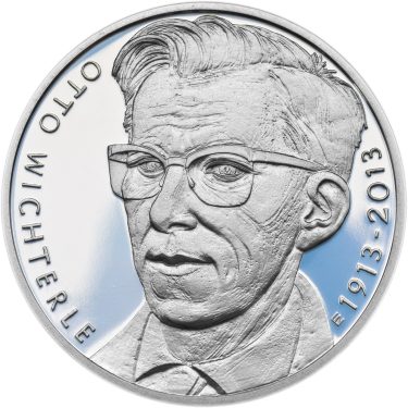 Náhled Averzní strany - Otto Wichterle - 100. výročí narození Ag proof