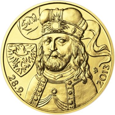 Náhled Reverzní strany - Relikvie sv. Václava - II. -  1 Oz zlato b.k.