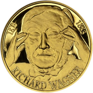 Náhled Averzní strany - Richard Wagner - 200. výročí narození Au proof