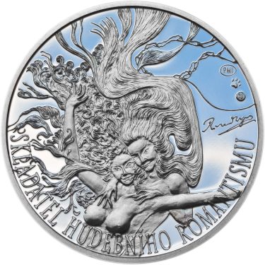 Náhled Reverzní strany - Richard Wagner - 200. výročí narození Ag proof