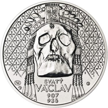 Náhled Averzní strany - Relikvie sv. Václava - II. - 1 Oz Ag b.k.